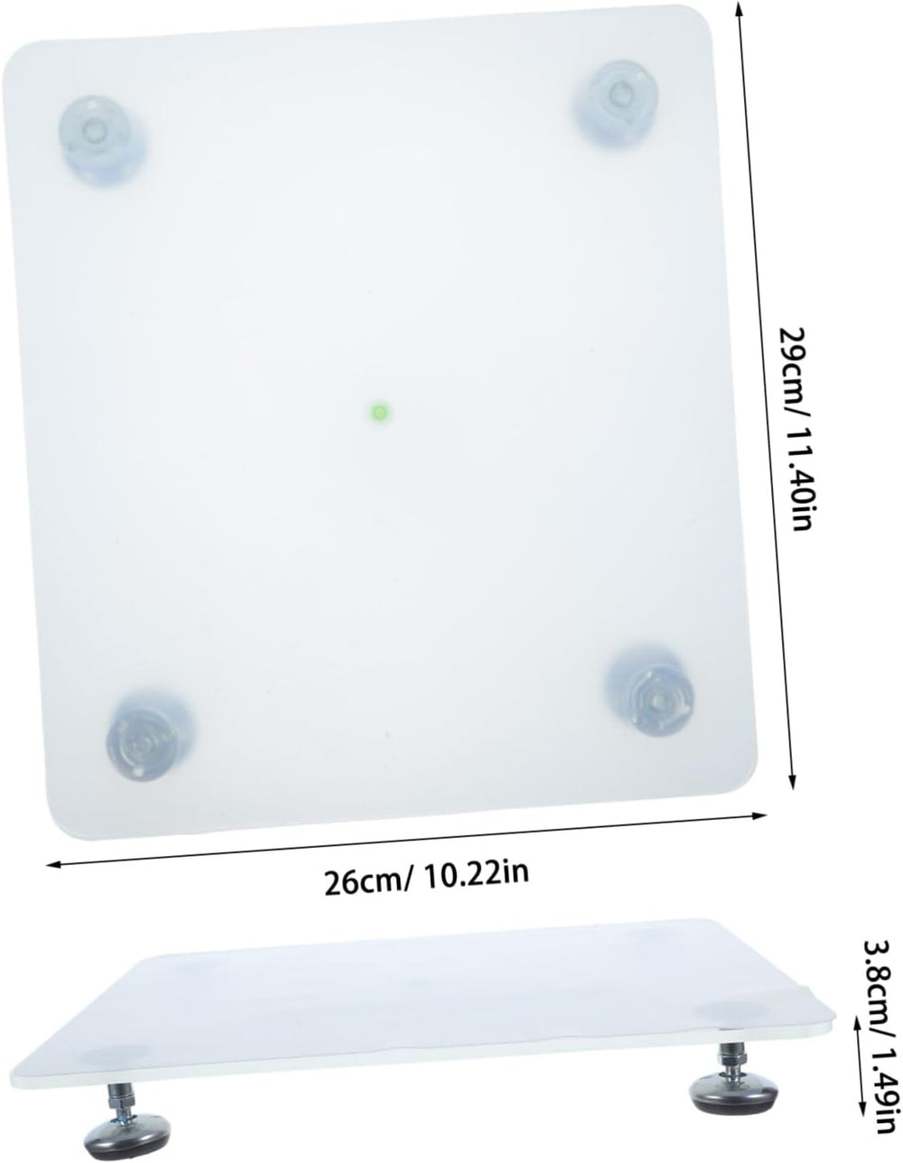VICASKY Adjustable Acrylic Balancing Platform Table for Epoxy Resin with Bala...