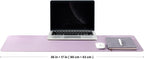 Cork Purple Desk Mat - Dual-Sided Desk Pad for Office and Home - Desk Organization and Accessories - Ideal for Large Mouse Pad and Desk Mats on Top of Desks(36"x 17")