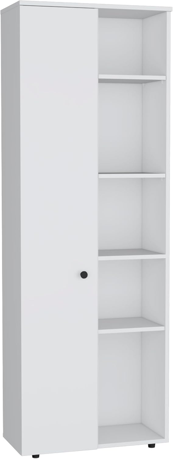 23.6" D*11.8" W*66.9" H White Corner Kitchen Pantry, 8 Shelves...