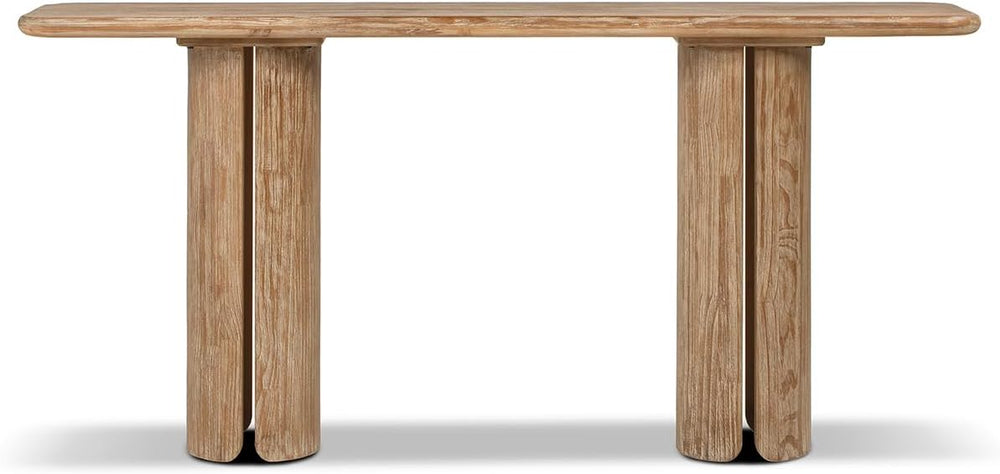 Jennifer Taylor Home Sonoma 72" Reclaimed Pine Split-Pillar Console Tabl...