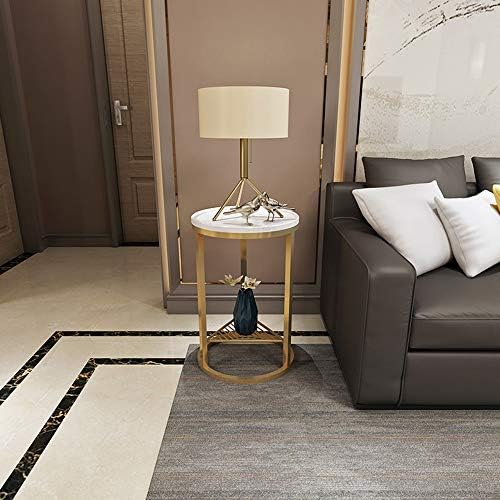 Telephone Table, Side Table Nordic Style Marble Round Telephone Table/Corner ...