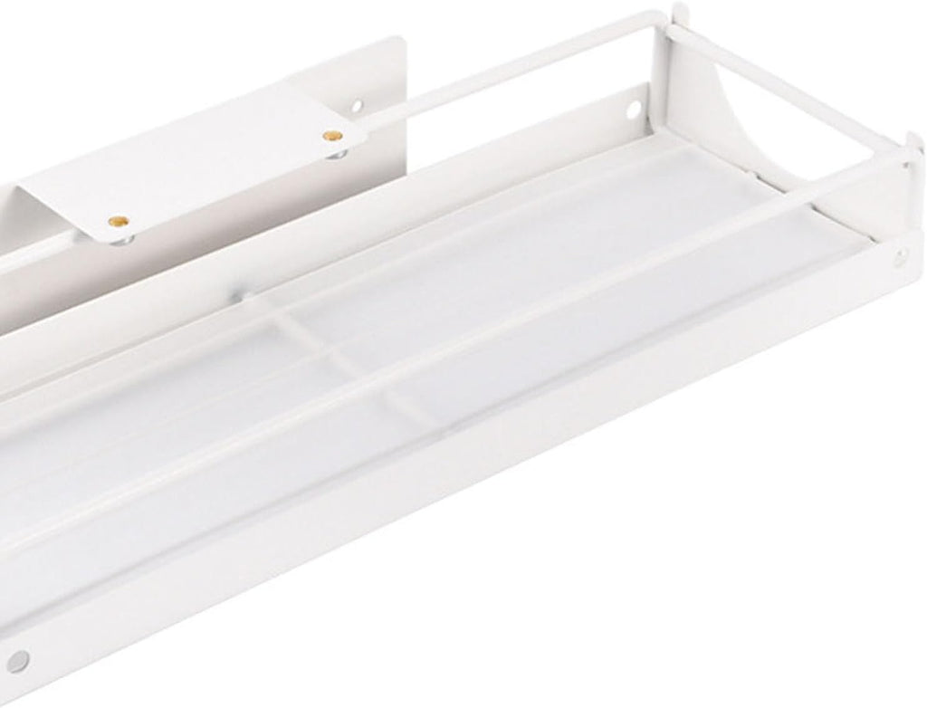 Pull Out Cabinet, Under Sink Side Sliding Basket, Carbon Steel Slide Out Storage Shelf with Strong Adhesive, Space Saving Drawer Slim for Bathroom