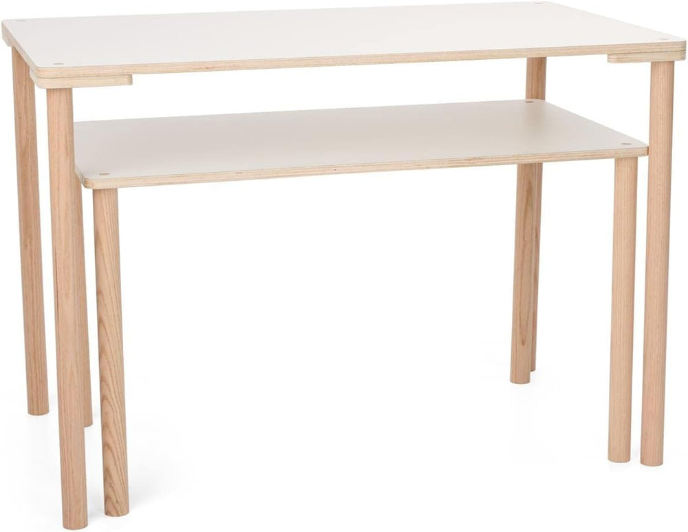 Displays2go Dandelion Nesting Display Tables, Set of 2 | Knockdown Design, Re...