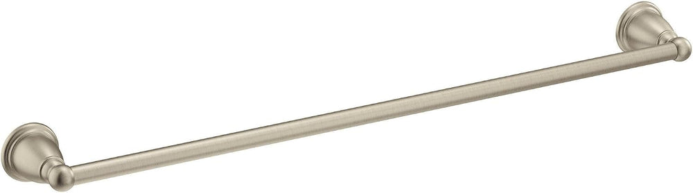 Moen Brantford Brushed Nickel 24-Inch Single Bathroom Towel Bar, Traditional ...