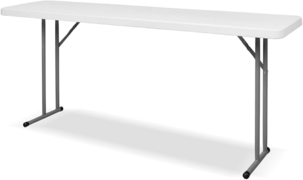 Folding Table 5FT, Heavy Duty Foldable Table for Indoor Outdoor Use, HDPE Rec...