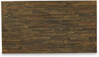 East West Furniture VT677 V-Style Mid-Century Modern Dining Table - a Rectangle Solid Wood Table Top with Stylish Legs, 40x72 Inch, Multi-Color