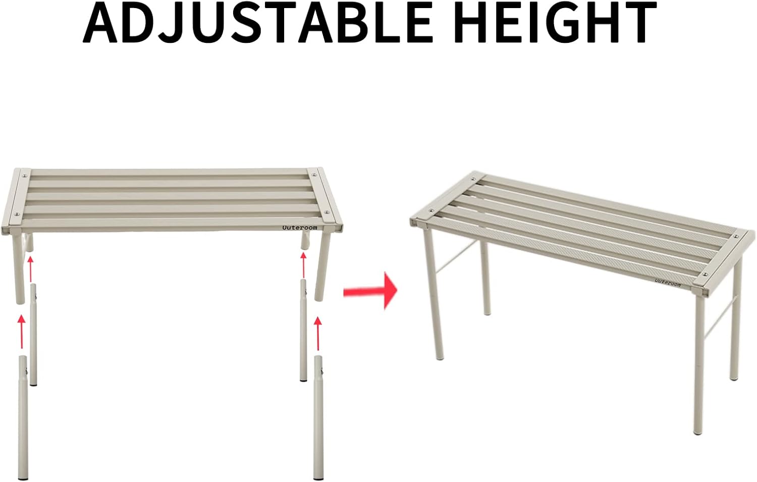 Metal Plant Stand, Rust-proof Aluminum Flower Pot Stand, Plants Display Stands Decoration Racks for Living Room Balconies and Gardens (60 White)