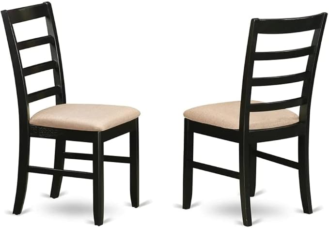 East West Furniture LGPF9-BCH-C 9 Piece Dining Table Set Includes a Rectangle...