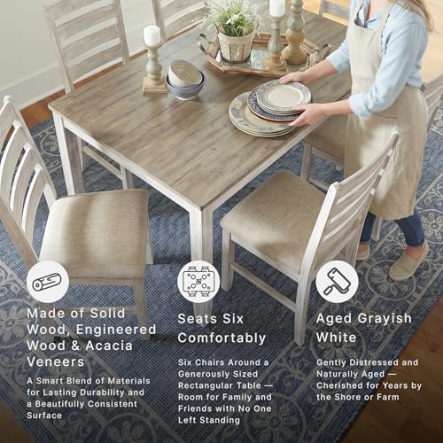 Signature Design by Ashley Skempton 7-Piece Dining Table Set for 6