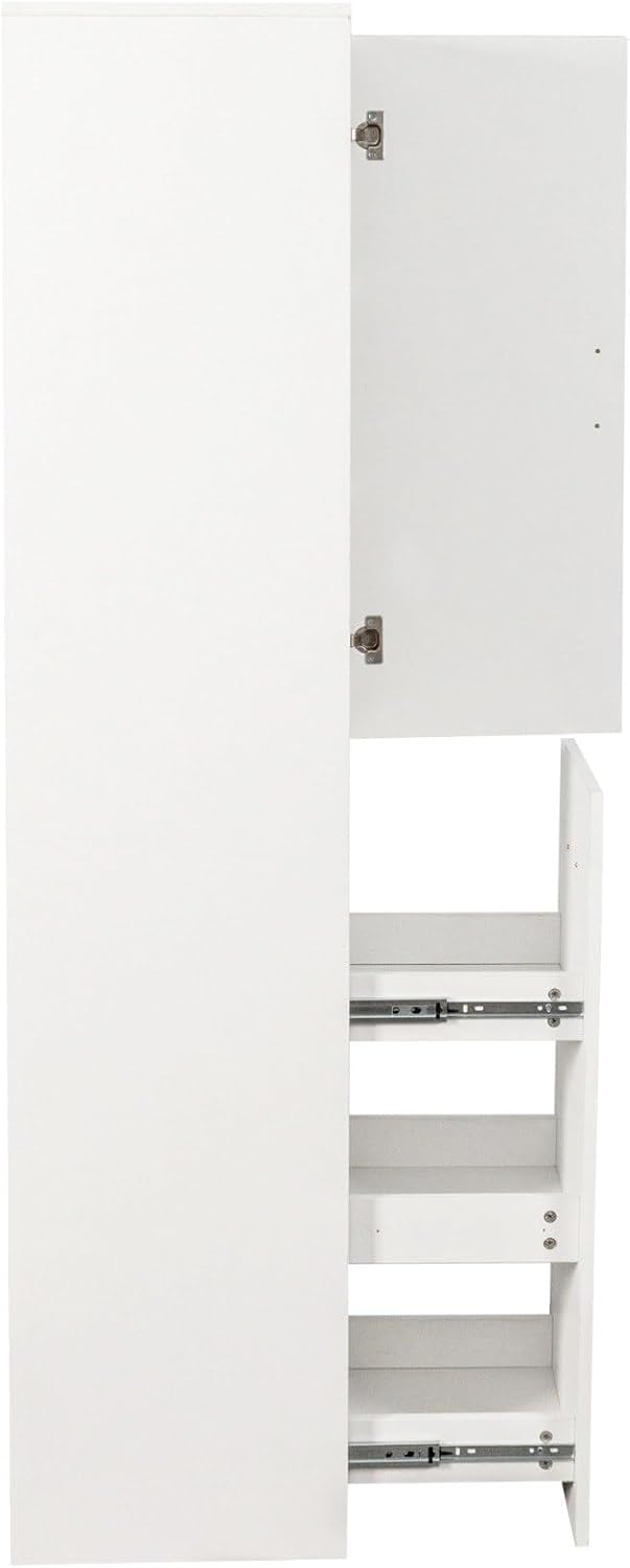 Kitchen Pantry Cabinet, 70.87" Tall Storage Cabinet with 3-Tier Pull-Out...
