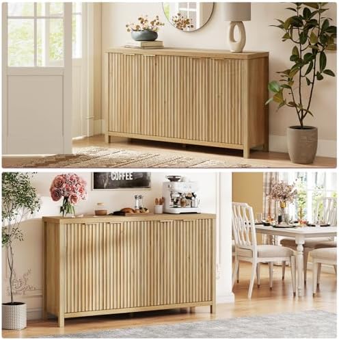 OAKHAM HOME Buffet Cabinet 56" Golden Oak
