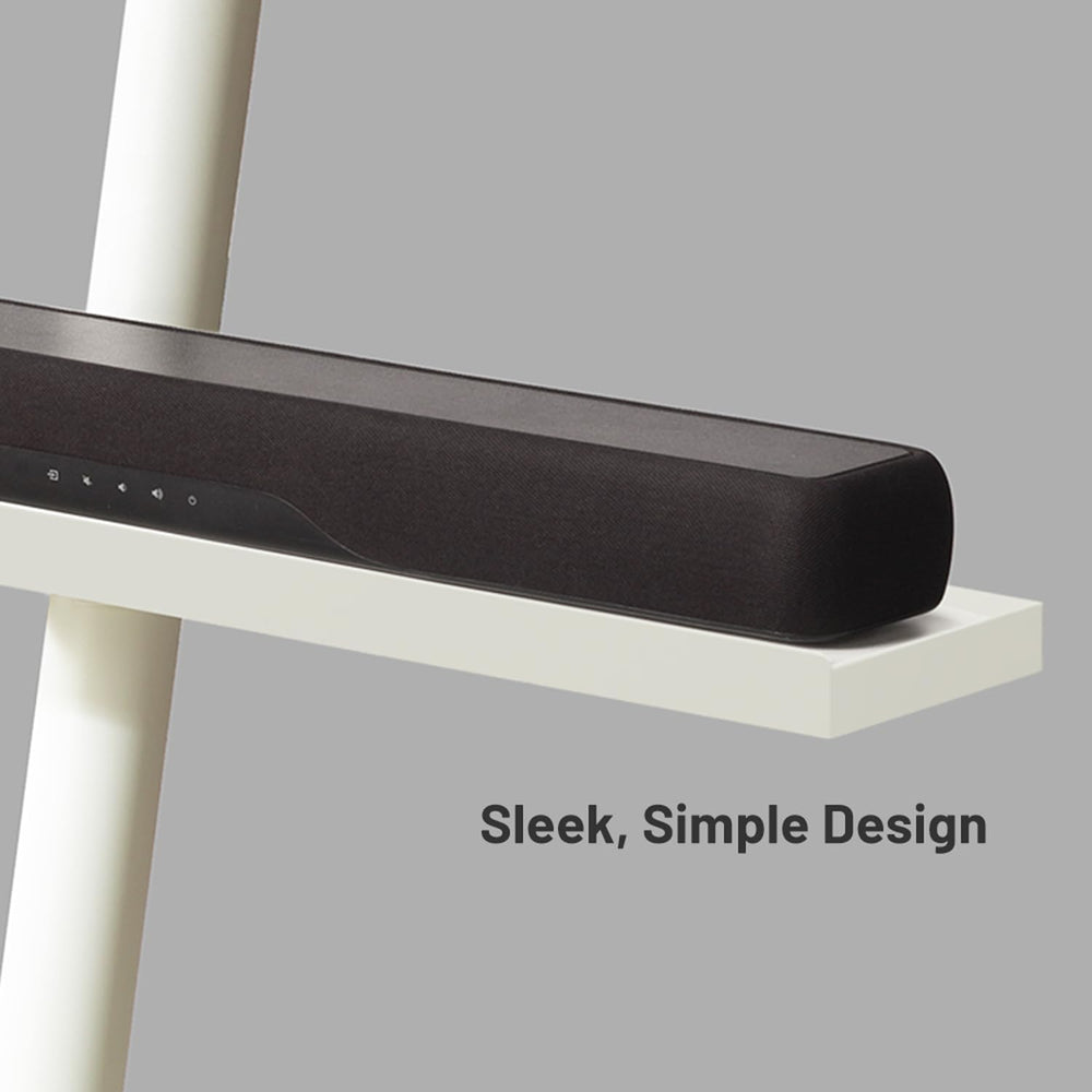 WALL 37.4" Soundbar Shelf for TV Stand Seven Stand A2 Models, Satin Whit...
