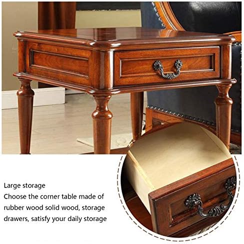 Telephone Table, Living Room Solid Wood Sofa Side Table,American Telephone Si...