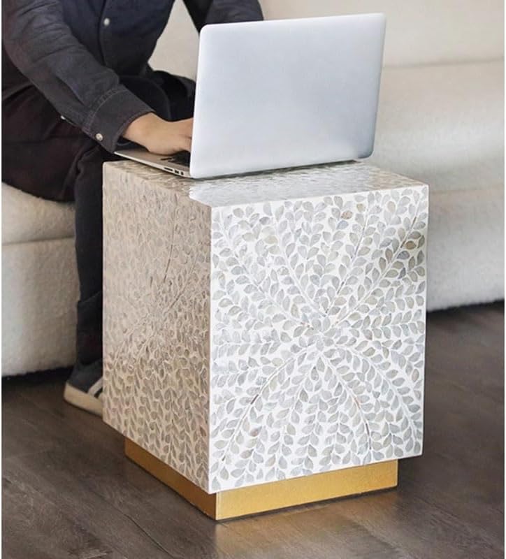 Sofa Side Table Light Luxury Shell Side Table Living Room Sofa Coffee Corner ...