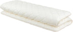 FULI Japanese Futon, Foldable & Portable Floor Lounger Bed, Roll Up Sleeping Pad, Shikibuton, Made in Japan (White, Queen)
