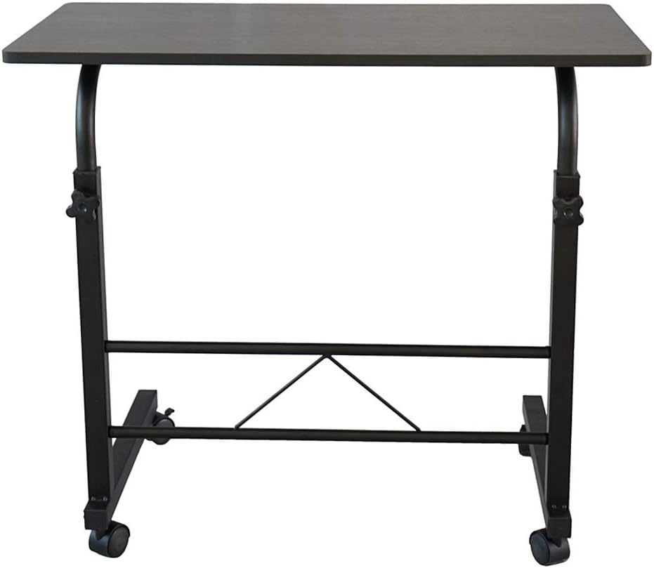 Magazine Snack Table on Wheels Sofa Couch Side Coffee Table TV Trays Rolling ...