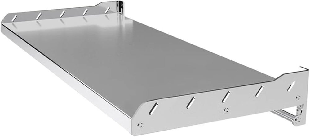 Stainless Steel Wall Mounted Microwave Oven Rack with Pot and Pan Holders Kit...