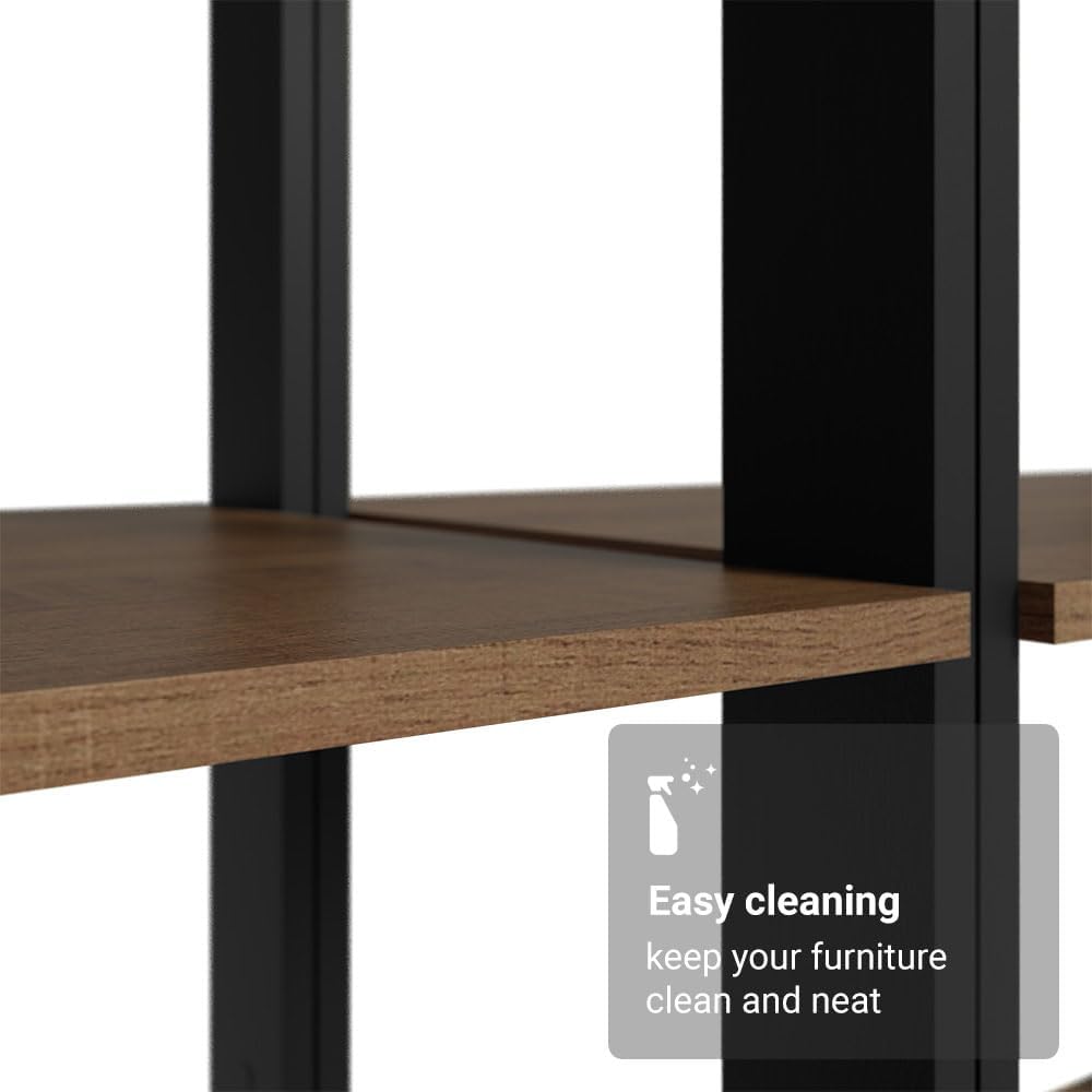 Madesa Kitchen Pantry Storage Rack with 4 Drawers and Open Shelves 78" L...