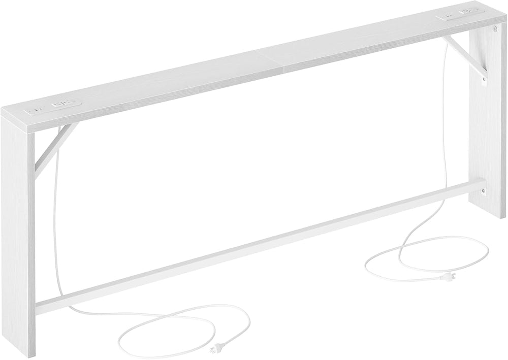 TIQLAB Sofa Table, 79 inch (1.2'' Thickness) Long Console Table Behin...