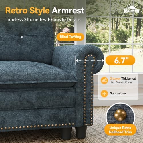 SUNSHINE VALLEY Modular Sectional Sofa Set Living Room 3-Piece Deep Seats | M...