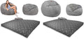 CordaRoy's Faux Fur Bean Bag Chair, Convertible Chair Folds from Bean Bag to Lounger & Chenille Bean Bag Chair, Convertible Chair Folds from Bean Bag to Lounger, As Seen on Shark Tank