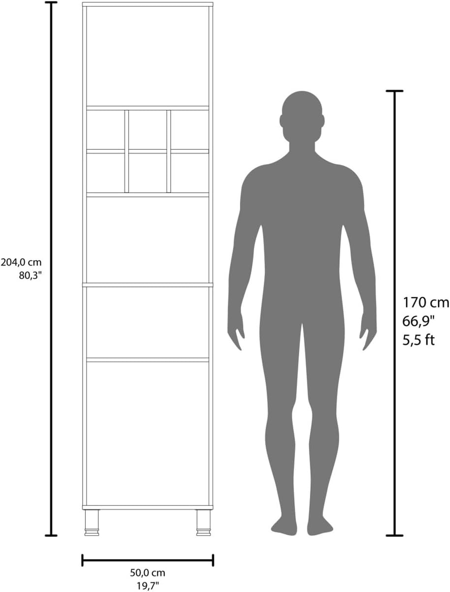 Kitchen Pantry, 2 Doors, 4 Legs, 8 Shelves ﻿