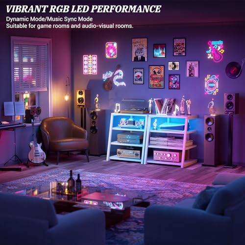 Armocity AV Media Stand, Stereo Stands and Racks Small Entertainment Center