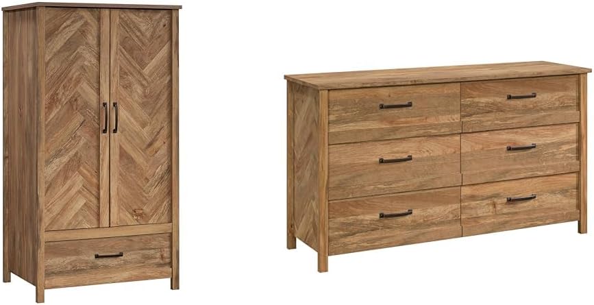 Sauder Cannery Bridge 32.36" W x 22.52" D x 59.80" H Armoire &...