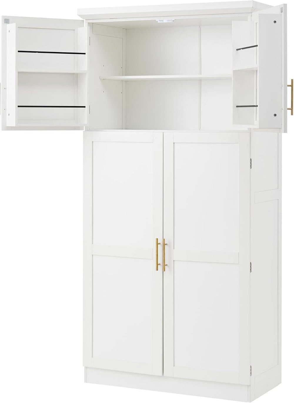 LUMISOL Kitchen Pantry Cabinet, 70.9" Tall Cupboard Storage Cabinet with...