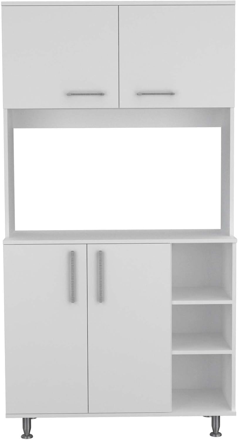 Nadina 4-Door 2-Drawer 2-Piece Kitchen Set, Kitchen Island and Kitchen Pantry...