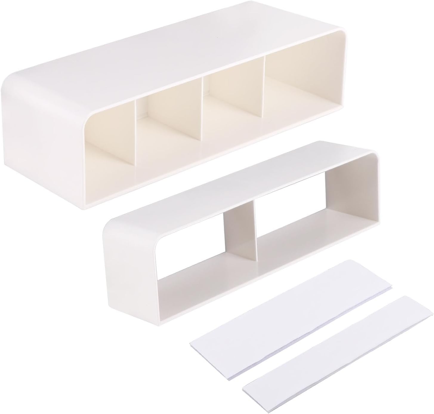 Umbrella Stand Holder Indoor, Umbrella Wall Mount Holder, Umbrellas Holder Rack No Punching Required Storage Rack for Home Indoor (COLOR:White)