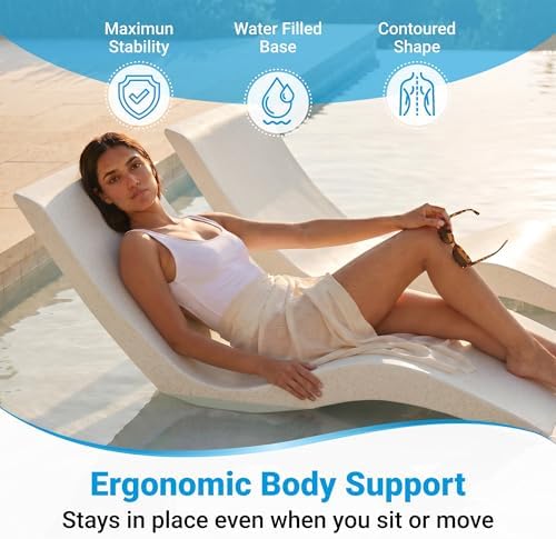 Aqua Outdoors Pool Lounge Chairs, Pool Chairs for in Pool, 9-in Water Depth