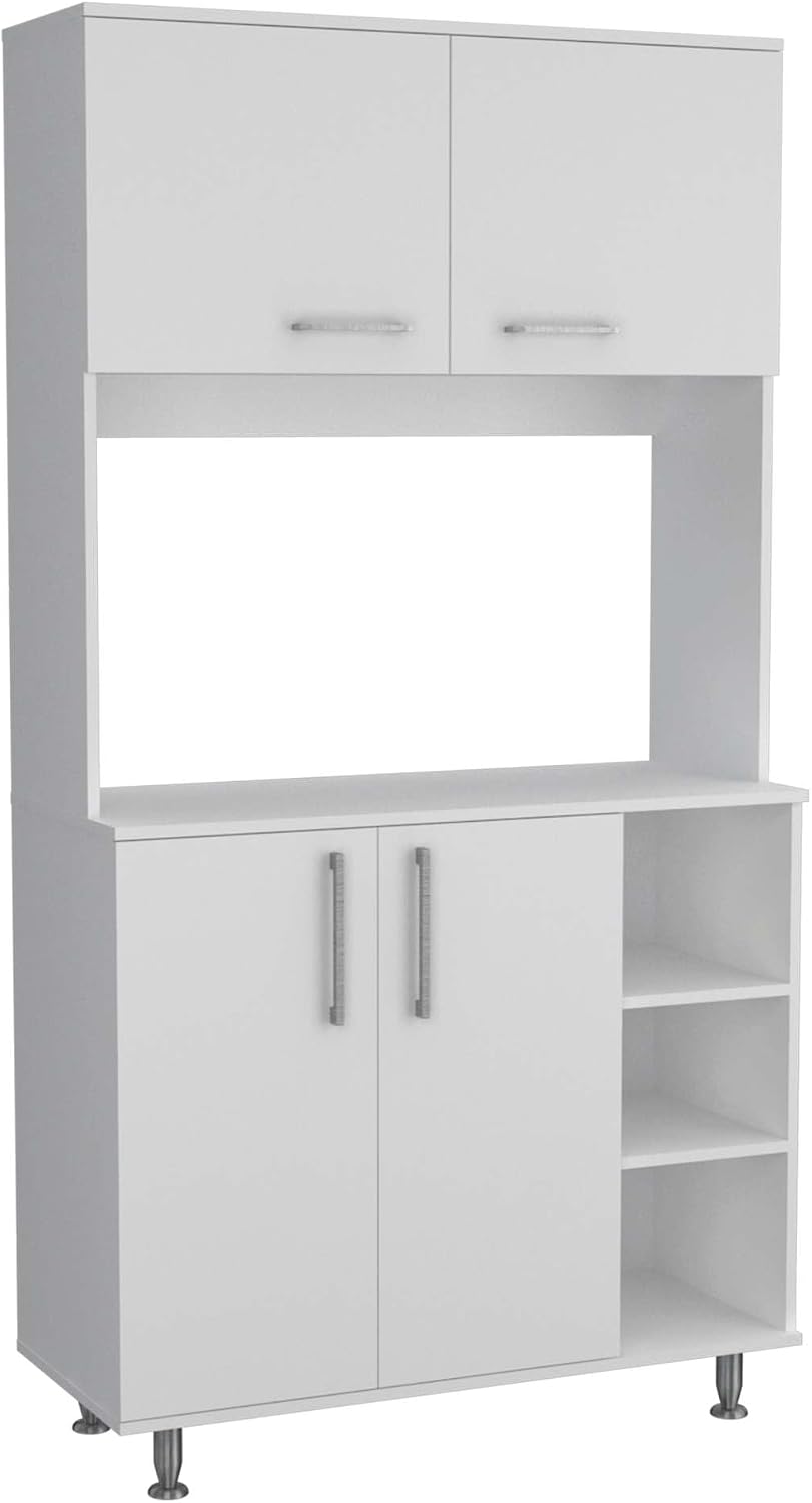 Nadina 4-Door 2-Drawer 2-Piece Kitchen Set, Kitchen Island and Kitchen Pantry...