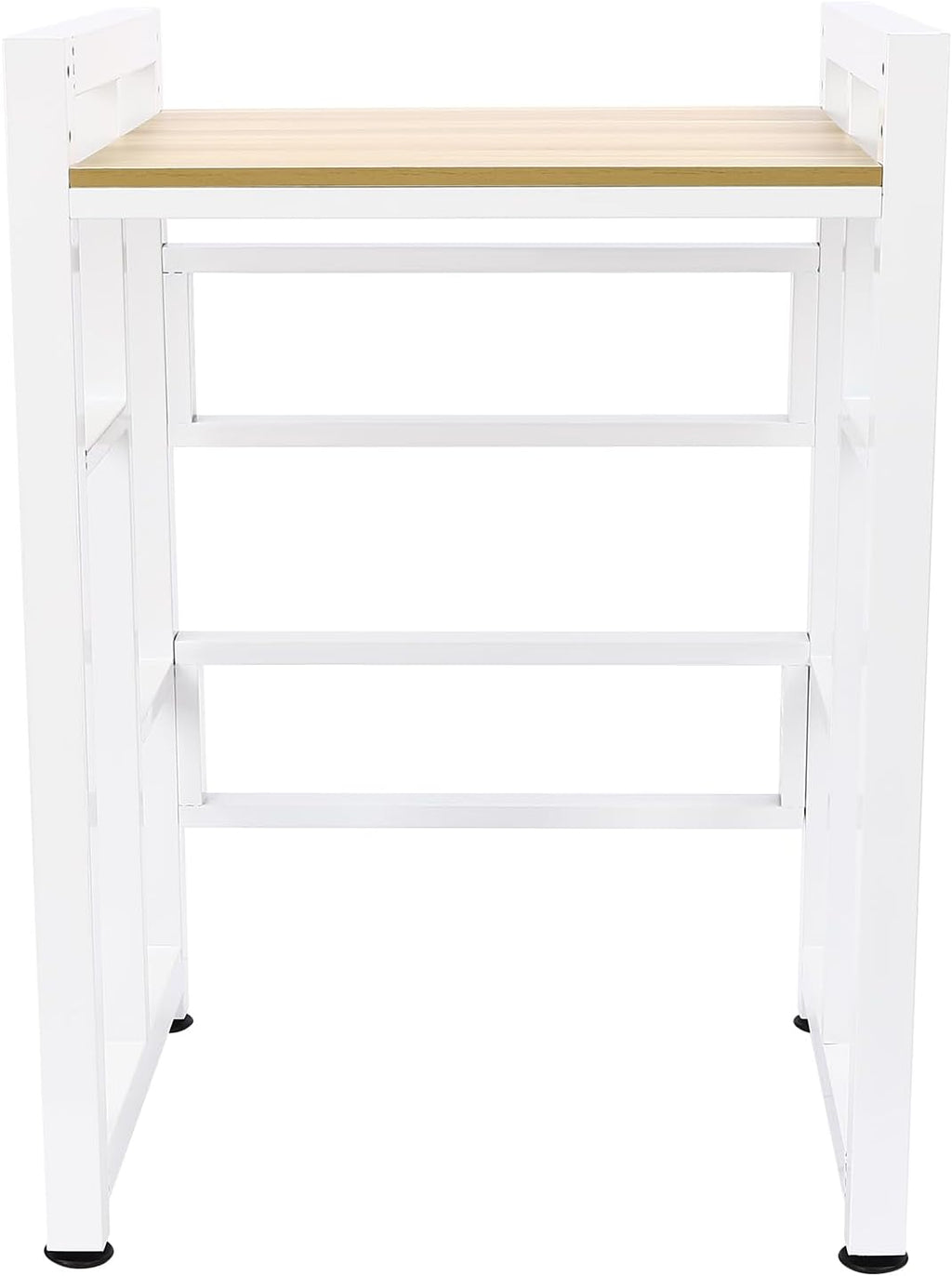 Over Washer and Dryer Shelves,Dryer Storage Shelf,Laundry Room Storage and Organizer Standing Shelf,Height Adjustable Laundry Room Shelves, Load-Bearing Capacity 418.9 lbs (Light Walnut)