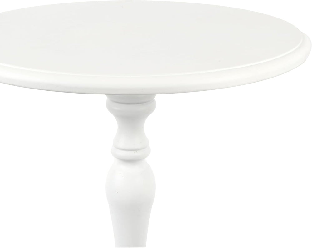 Decor Therapy Simplify Round Pedestal Accent Table, 24" x 15" x 15&...