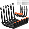HORUSDY 10-Pack Garage Hooks, Utility Hook, 9" & 6” Garage Heavy Duty Wall Hook for Bikes, Kayak and Hanging Ladders