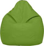 Ample Decor Bean Bag Cover (Filler Not Included), Plush Toys Storage Soft Leatherette, Durable Construction Sturdy Zipper, Ideal for Children and Teenagers - Green