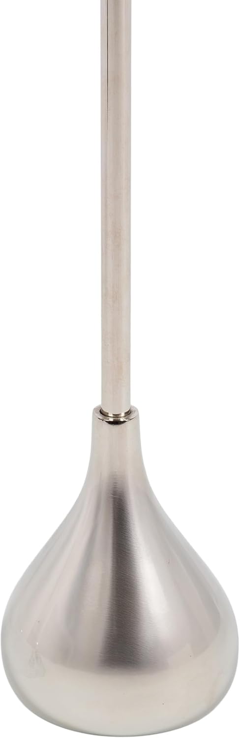 Kate and Laurel Hersi Decorative Modern Pedestal Drink Table, 7 x 7 x 20, Sil...