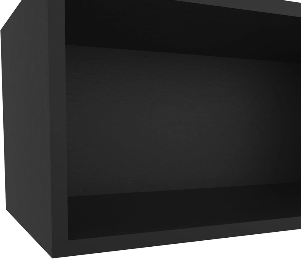 Wall Cabinet with Open Storage, Pantry Sideboard Locker for Kitchen Hallway C...