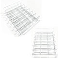2 Pcs Clear Acrylic CD Holder, DVD/CD Display Rack & Storage Box Holds up to 14 Standard DVD Cases for Media Shelf Storage and Organization