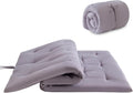 Japanese Floor Mattress, Futon Mattress Queen Size 60"x 80", 2.56" Thicken Tatami Mattress, Portable Foldable Floor Bed, Roll Up Futon Cushion, Suit for Camping Guest Room Dormitory (Grey)