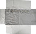 Premium Jewelry Roll Organizer for 16 Necklaces 55cm x 29cm Metal Snap & Velcro Closure - Ideal for Travel and Storage (Grey)