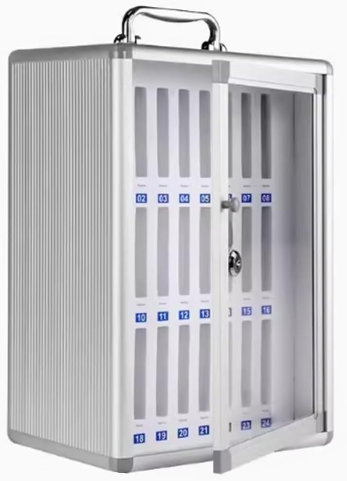 Wall-Mounted Mobile Phone Storage Cabinet with 12-60 Secure Compartments for Classrooms & Offices Perfect for Exam nization Efficient Storage & Device Management Solutions.