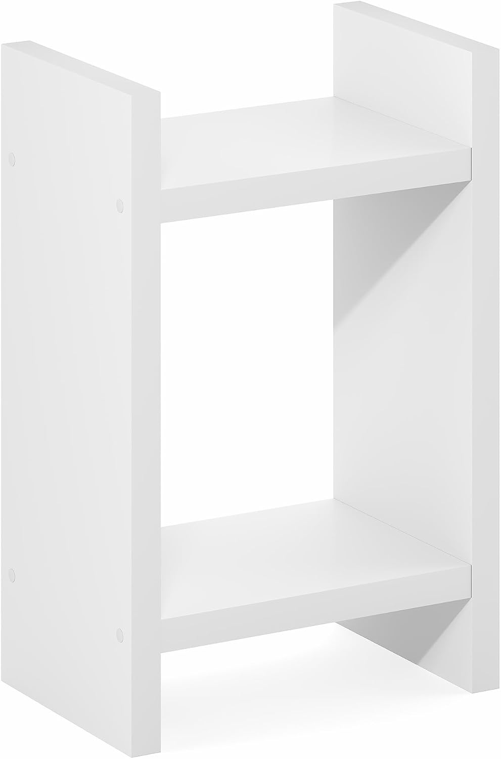 Furinno Viola Side Table, 2-Tier Modern End Table with Open Shelf, 1.2-Inch E...
