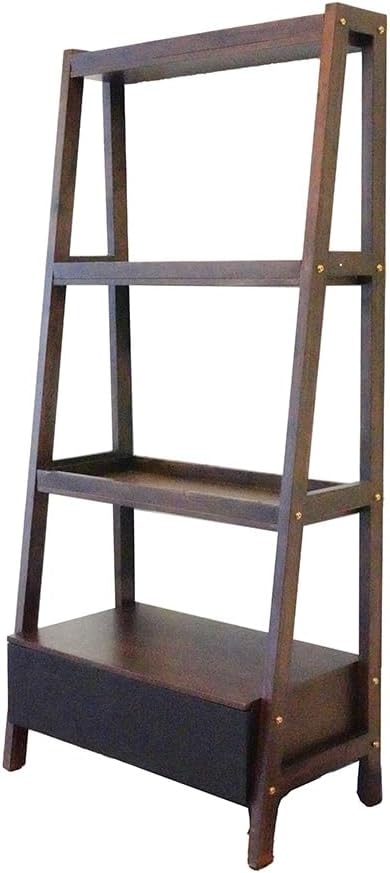 32x17x68 Ladder Shelf, Ladder Style Display Shelf