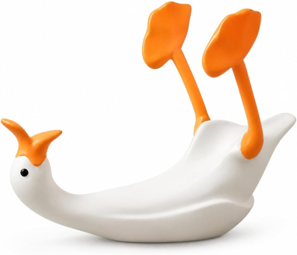 Goose Wine Bottle Holder, Funny Countertop Wine Rack Decor | Goose-shaped bottle holder, about 13 x 5.5 x 9.1 in, for countertop, bar cart, dining room or kitchen display.