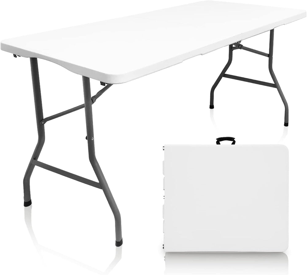 5FT Folding Table,Versatile Foldable Table,Portable | Utility folding table i...