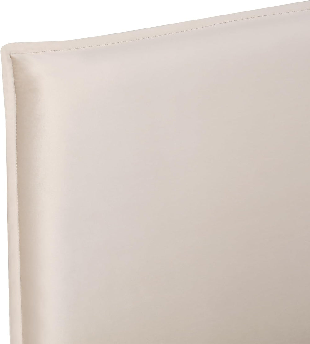 Merax King Size Upholstered Platform Bed Frame and Thick Padded Headboard