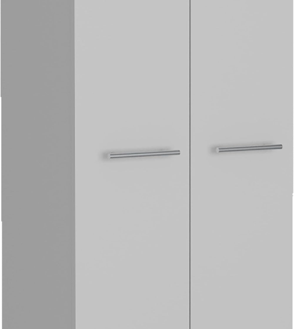 Pensacola Double Door Pantry Cabinet: 78" High Storage with 5 Shelves - ...