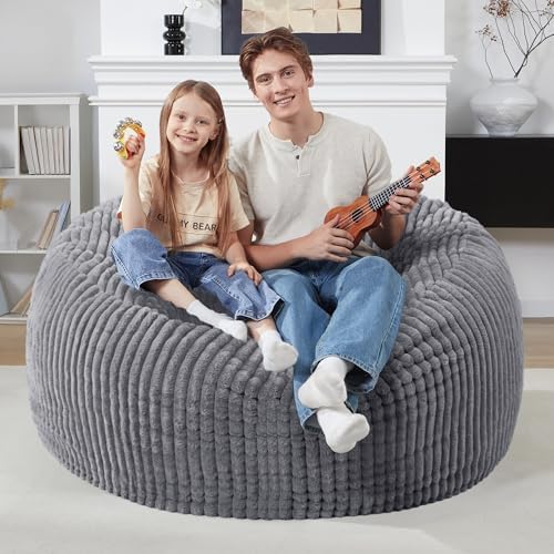 3 FT Bean Bag Chair,3' Big Bean Bag,Large Bean Bag Chairs for Adults | Co...